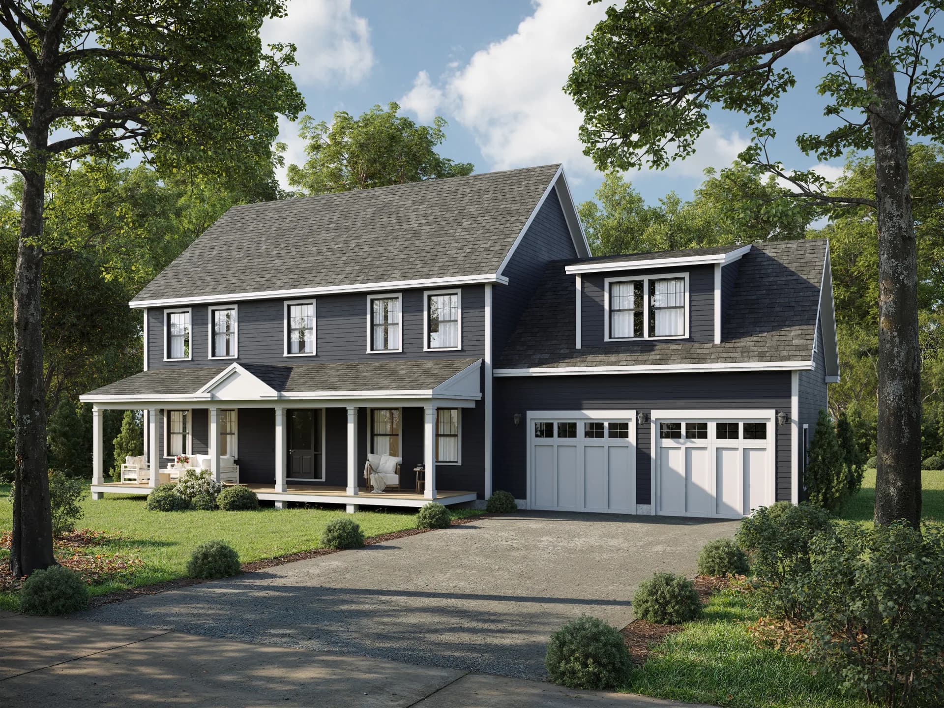 Front elevation rendering of a Salvatore Circle home